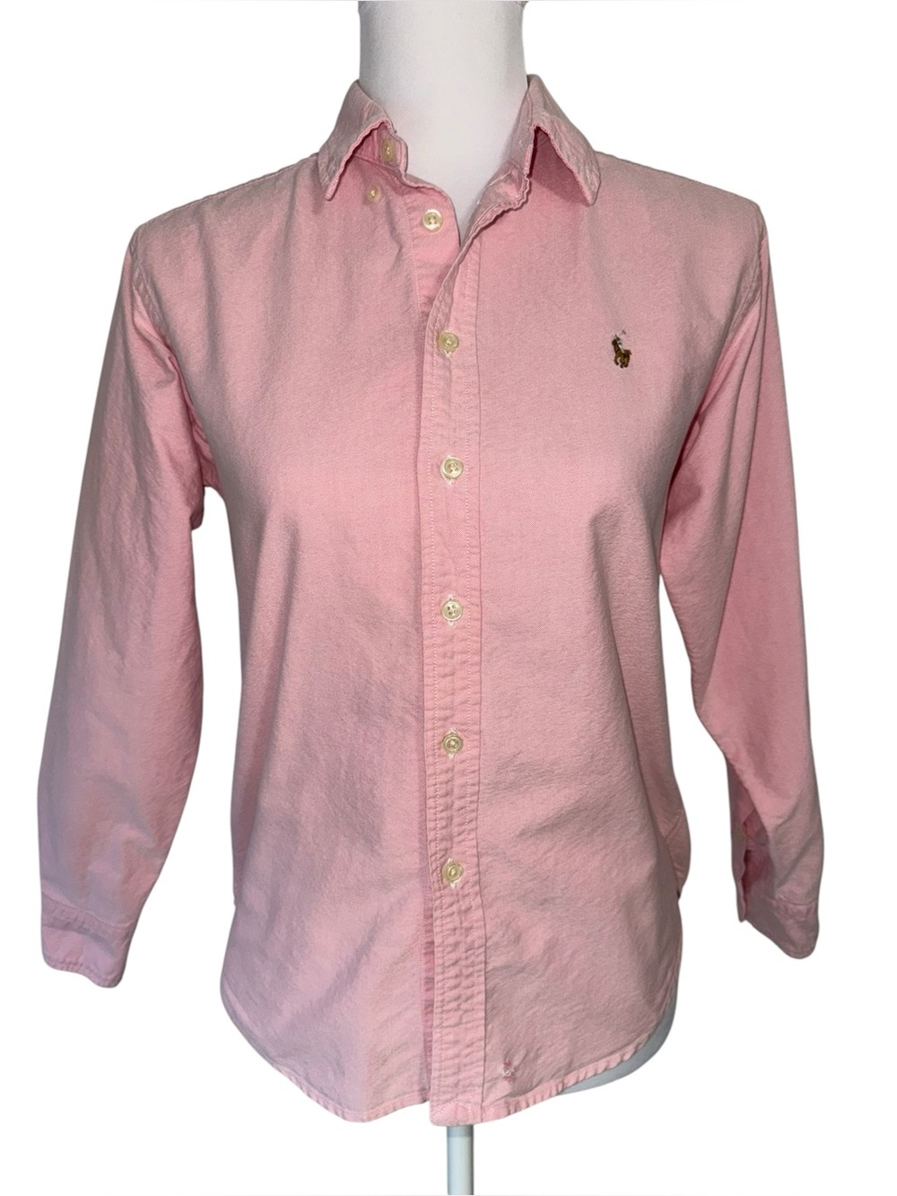 Ralph Lauren Boys Pink Button-Down Shirt